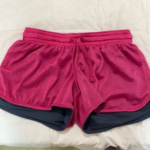 Girls Pink Champion short shorts